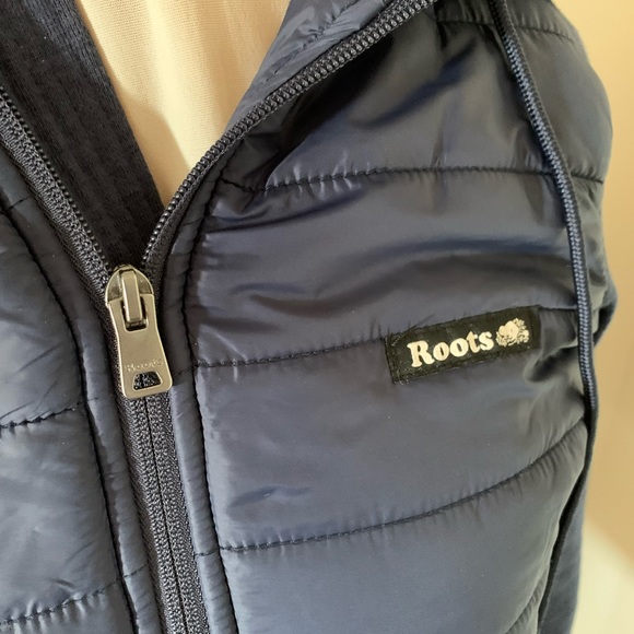 Womens Size S Roots Navy Hooded Jacket - Picture 5 of 13